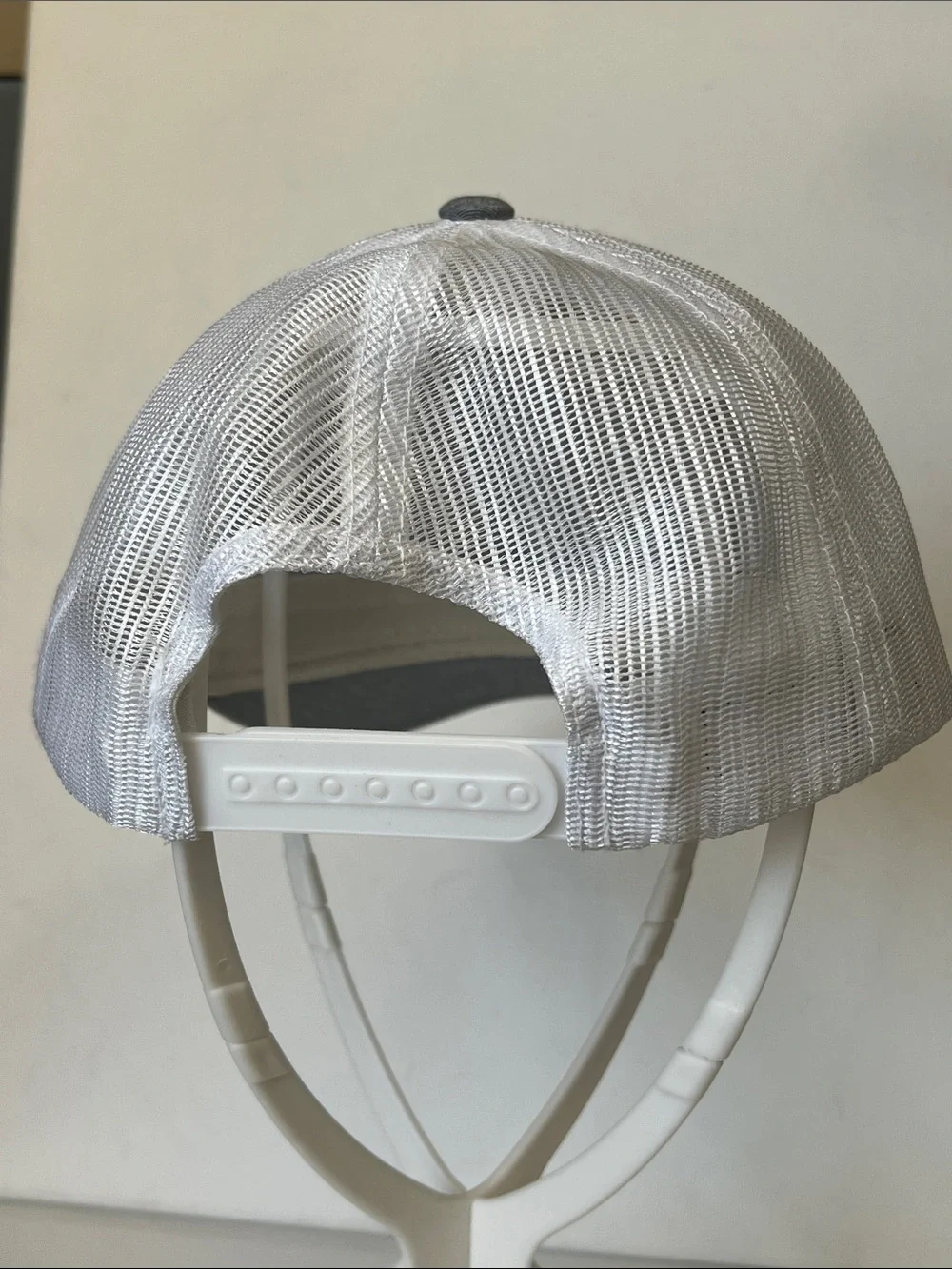 WTF What The Fin? Grey & Blue Patch Trucker Hat
